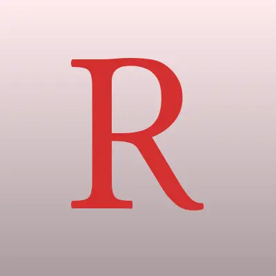 RCF, магазин одежды и обуви, лого-визитка