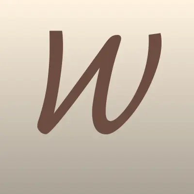 WLFlowers, цветочный салон, лого-визитка